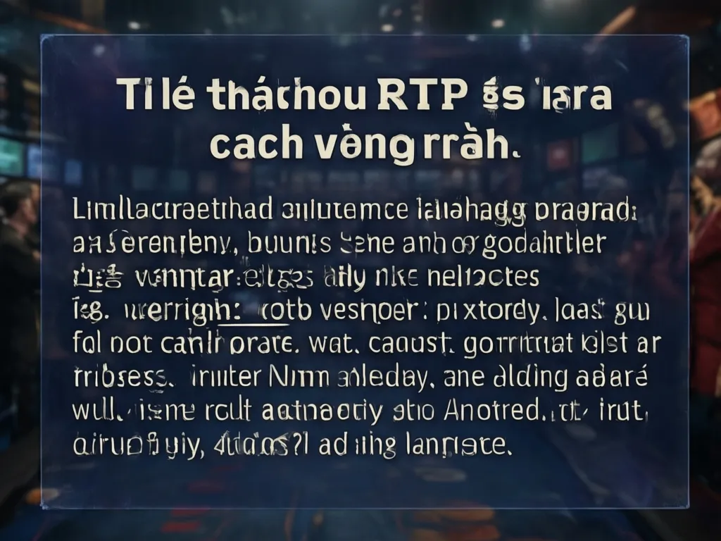 Hiểu về RTP